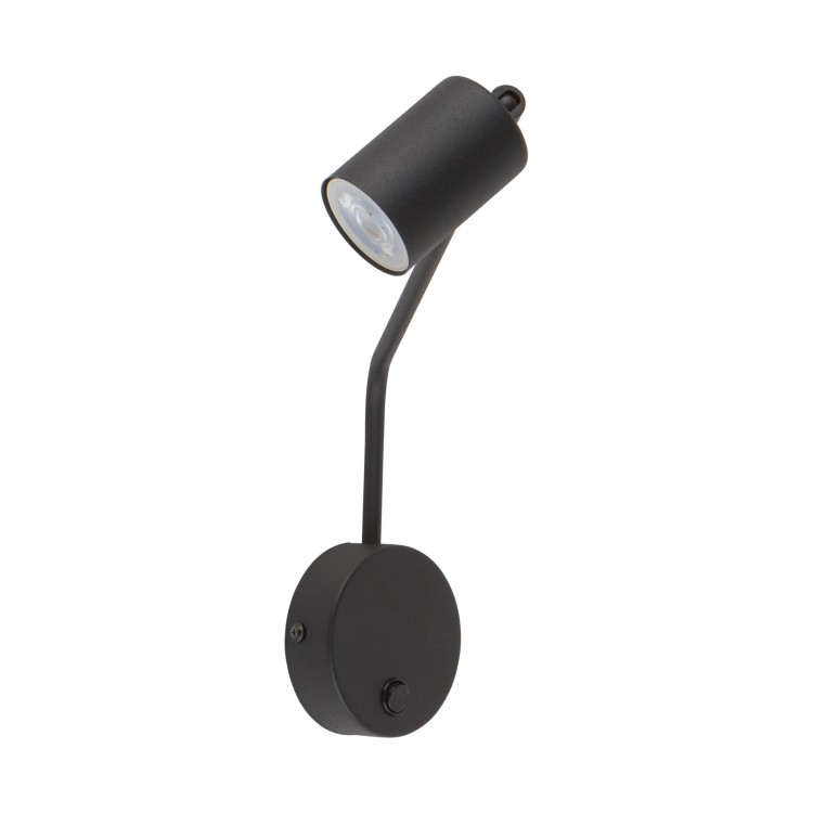 NEX BLACK Kinkiet 1XGU10 11361 TK Lighting Czarny Czarny