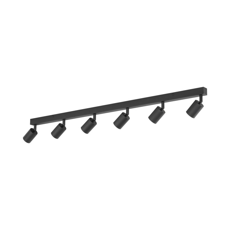 NEX BLACK Lampa sufitowa 6XGU10 11370 TK Lighting Czarny Czarny