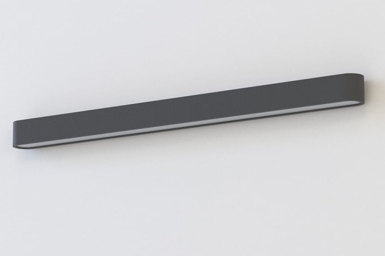 Lampa ścienna SOFT LED KINKIET 90X6 GRAPHITE 7534 NOWODVORSKI Lighting T8 90cm Loft nowoczesna lampa oświetleniowa grafitowa grafitowy Inspiracje Premium
