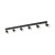 NEX BLACK Lampa sufitowa 6XGU10 11370 TK Lighting Czarny Czarny