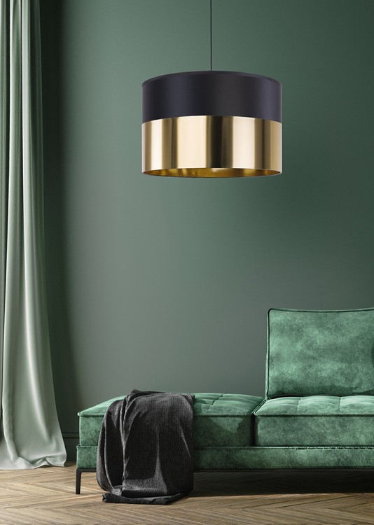 LONDYN GOLD Lampa wisząca 1 3473 TK Lighting Czarny Złoty, Czarny