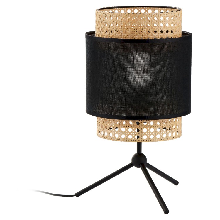 BOHO NEW BLACK Lampka nocna 1 5536 TK Lighting Czarny Czarny