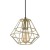 DIAMOND GOLD Lampa wisząca 1 PŁ 1724 TK Lighting Czarny Złoty