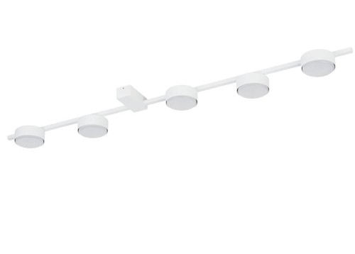Lampa sufitowa plafon Industrialna Loft PILLS WHITE V 8267 NOWODVORSKI Lighting 5x GX53 nowoczesna oprawa oświetleniowa metalowa nad stół blat wyspę biała Inspiracje Premium - Outlet