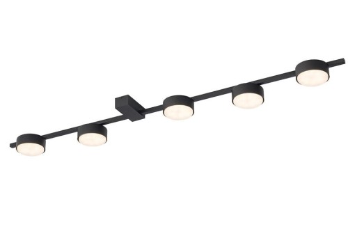 Lampa sufitowa plafon Industrialna Loft PILLS BLACK V 8262 NOWODVORSKI Lighting 5x GX53 nowoczesna oprawa oświetleniowa metalowa nad stół blat wyspę czarna Inspiracje Premium - Outlet