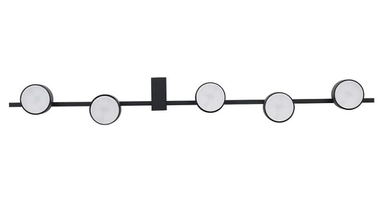 Lampa sufitowa plafon Industrialna Loft PILLS BLACK V 8262 NOWODVORSKI Lighting 5x GX53 nowoczesna oprawa oświetleniowa metalowa nad stół blat wyspę czarna Inspiracje Premium - Outlet