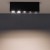 Oprawa liniowa Lampa spot punktowa MIDI LED BLACK 10058 NOWODVORSKI Lighting 20W 4000K Loft nowoczesna sufitowa oświetlenie z soczewkami nie oślepia nie oślepiająca barwa dzienna neutralna natynkowa czarna Inspiracje Premium - Outlet