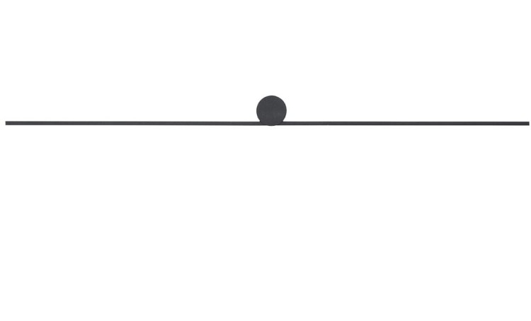 Lampa ścienna SPIN LED S 10620 NOWODVORSKI Lighting 9W 66cm 4000K Loft oprawa oświetleniowa nowoczesny kinkiet dekoracyjny czarna czarny metalowy Inspiracje Premium - Outlet