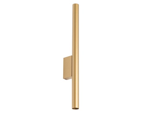 Lampa ścienna Kinkiet Industrialny Loft LASER WALL GOLD 10562 NOWODVORSKI Lighting 2xG9 Loft nowoczesna oprawa oświetleniowa tuba satynowe złoto złota podwójny dwustronny góra-dół Inspiracje Premium - Outlet