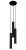 Lampa sufitowa wisząca Industrialna Loft EYE BLACK III zwis L 8917 NOWODVORSKI Lighting GU10 x3 oświetleniowa żyrandol nowoczesna metal do Kuchni Jadalni nad stół blat wyspę czarna zwis Inspiracje Premium - Outlet