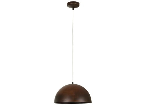 Lampa sufitowa wisząca Industrialna Loft HEMISPHERE RUST I S 6367 NOWODVORSKI Lighting E27 x1 34cm oświetleniowa żyrandol nowoczesna metal rustykalna do Kuchni Jadalni nad stół blat wyspę rdzawa zwis Inspiracje Premium - Outlet