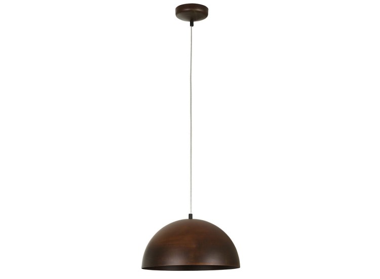 Lampa sufitowa wisząca Industrialna Loft HEMISPHERE RUST I S 6367 NOWODVORSKI Lighting E27 x1 34cm oświetleniowa żyrandol nowoczesna metal rustykalna do Kuchni Jadalni nad stół blat wyspę rdzawa zwis Inspiracje Premium - Outlet