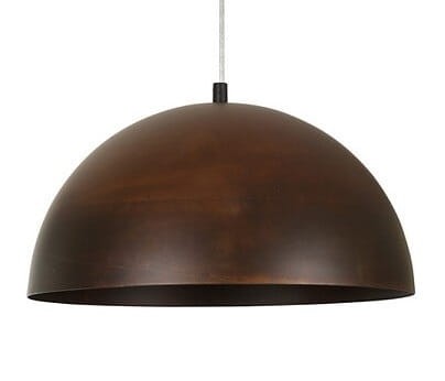 Lampa sufitowa wisząca Industrialna Loft HEMISPHERE RUST I S 6367 NOWODVORSKI Lighting E27 x1 34cm oświetleniowa żyrandol nowoczesna metal rustykalna do Kuchni Jadalni nad stół blat wyspę rdzawa zwis Inspiracje Premium - Outlet