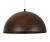 Lampa sufitowa wisząca Industrialna Loft HEMISPHERE RUST I S 6367 NOWODVORSKI Lighting E27 x1 34cm oświetleniowa żyrandol nowoczesna metal rustykalna do Kuchni Jadalni nad stół blat wyspę rdzawa zwis Inspiracje Premium - Outlet