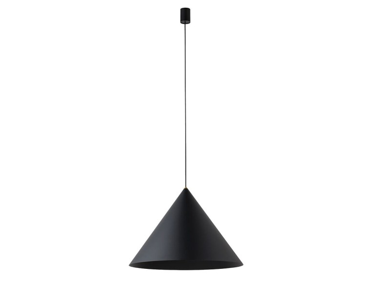 Lampa sufitowa wisząca Industrialna Loft ZENITH L BLACK 8005 NOWODVORSKI Lighting GU10 x1 50cm oświetleniowa żyrandol nowoczesna do Kuchni Jadalni nad stół blat wyspę czarna zwis Inspiracje Premium - Outlet