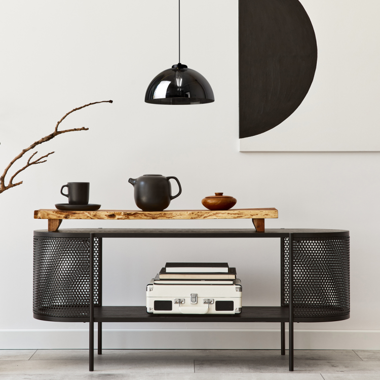 Lampa sufitowa wisząca GAMMA BLACK 1xE27 MLP1063 Milagro E27 x1 nowoczesna oprawa oświetleniowa metal szkło żyrandol do kuchni salonu nad stół czarny czarna zwis Inspiracje Premium - Outlet