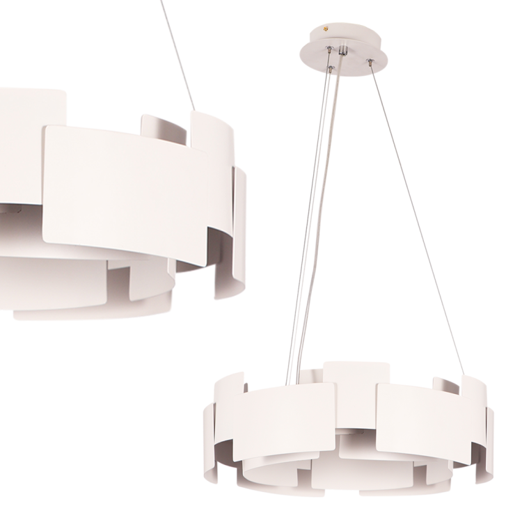 Lampa wisząca TORINO WHITE 24W LED ML6140 Milagro - Outlet