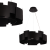 Lampa wisząca TORINO BLACK 24W LED ML6141 Milagro - Outlet