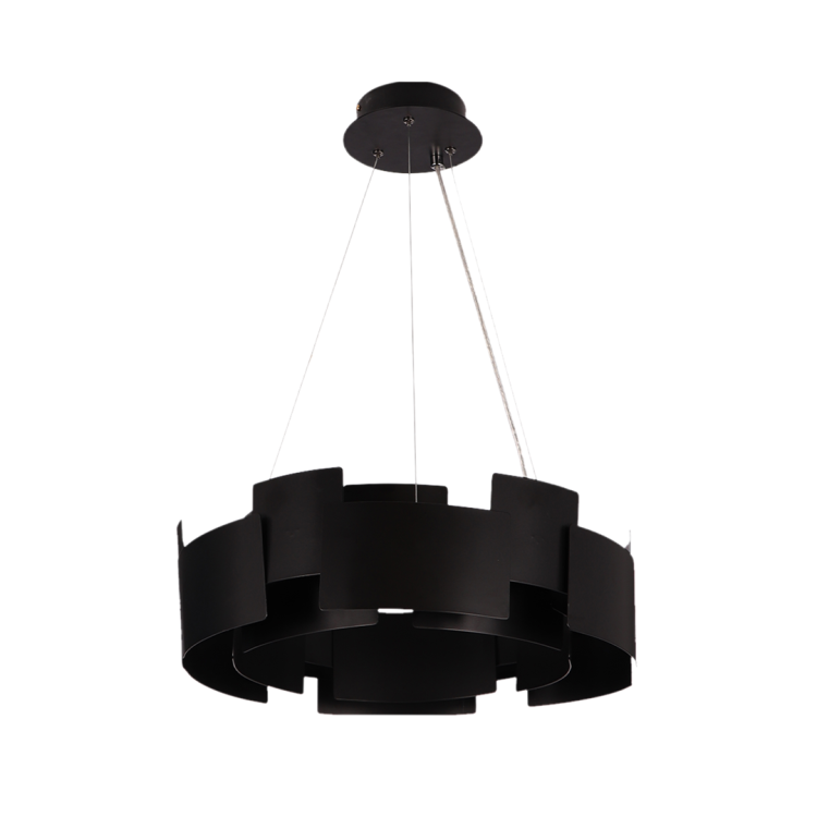 Lampa wisząca TORINO BLACK 24W LED ML6141 Milagro - Outlet