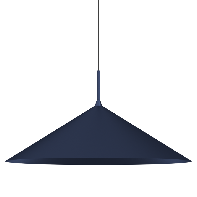 Lampa sufitowa wisząca CAPITAL NIEBIESKI 1xGX53 MLP0950 Milagro 60cm GX53 oświetleniowa żyrandol nowoczesna metal do Kuchni Jadalni nad stół blat wyspę granatowa granatowy pojedyncza Inspiracje Premium - Outlet