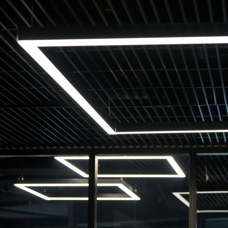 Oprawa liniowa sufitowa biurowa RAGGIO Led-Pol ORO-RAGGIO-WHITE-40W-DW-L ORO18037 120cm 40W 4000K Loft nowoczesna lampa sufitowa oświetleniowa aluminiowa ze zintegrowanym źródłem światła biała Inspiracje Premium