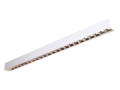 Oprawa liniowa sufitowa biurowa RAGGIO Led-Pol ORO-RAGGIO-WHITE-40W-DW-L ORO18037 120cm 40W 4000K Loft nowoczesna lampa sufitowa oświetleniowa aluminiowa ze zintegrowanym źródłem światła biała Inspiracje Premium