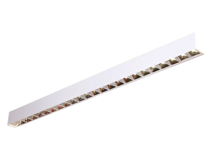 Oprawa liniowa sufitowa biurowa RAGGIO Led-Pol ORO-RAGGIO-WHITE-40W-DW-L ORO18037 120cm 40W 4000K Loft nowoczesna lampa sufitowa oświetleniowa aluminiowa ze zintegrowanym źródłem światła biała Inspiracje Premium