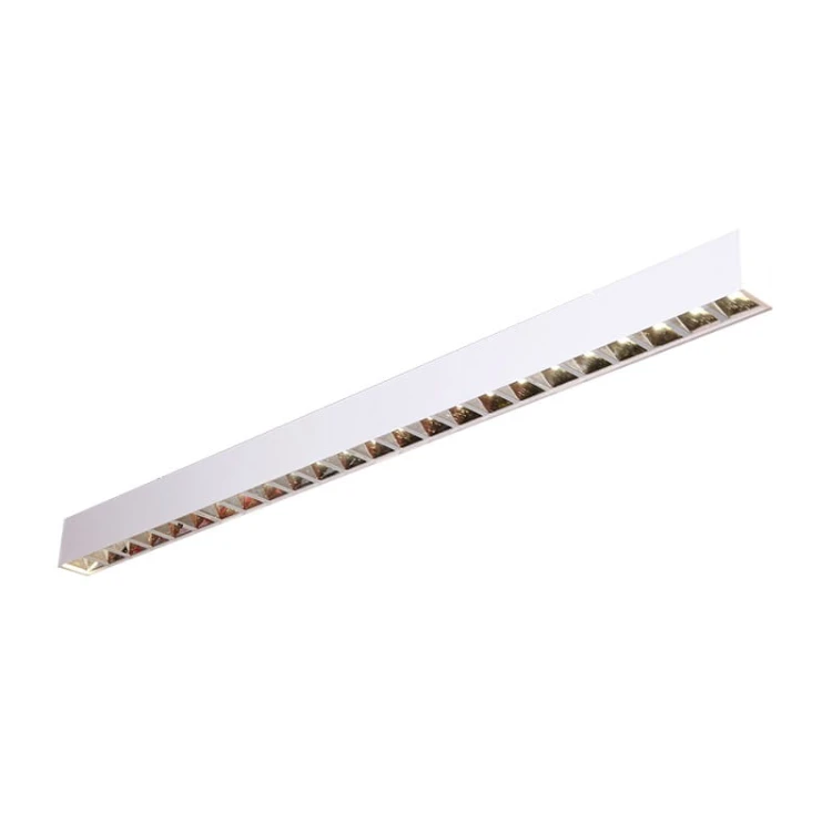 Oprawa liniowa sufitowa biurowa RAGGIO Led-Pol ORO-RAGGIO-WHITE-40W-DW-L ORO18037 120cm 40W 4000K Loft nowoczesna lampa sufitowa oświetleniowa aluminiowa ze zintegrowanym źródłem światła biała Inspiracje Premium
