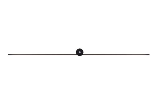 Lampa ścienna łazienkowa nad lustro PIN LED L BLACK 8130 NOWODVORSKI Lighting 15W IP44 4000K nowoczesna oprawa oświetleniowa czarna czarny kinkiet łazienkowy do łazienki Inspiracje Premium