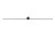 Lampa ścienna łazienkowa nad lustro PIN LED L BLACK 8130 NOWODVORSKI Lighting 15W IP44 4000K nowoczesna oprawa oświetleniowa czarna czarny kinkiet łazienkowy do łazienki Inspiracje Premium