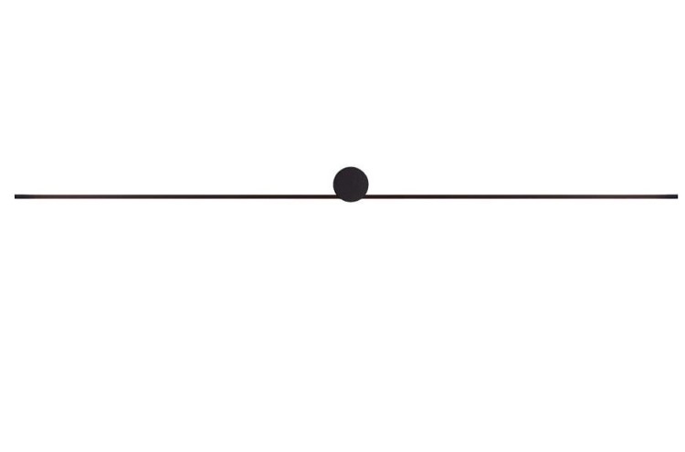 Lampa ścienna łazienkowa nad lustro PIN LED L BLACK 8130 NOWODVORSKI Lighting 15W IP44 4000K nowoczesna oprawa oświetleniowa czarna czarny kinkiet łazienkowy do łazienki Inspiracje Premium