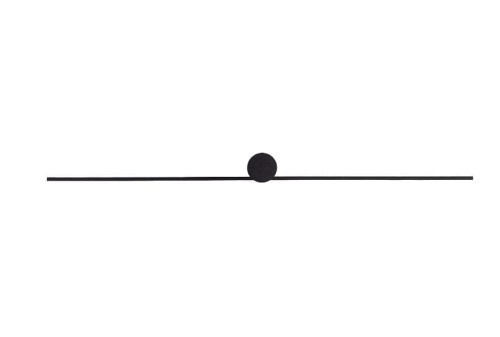 Lampa ścienna łazienkowa nad lustro PIN LED M BLACK 8128 NOWODVORSKI Lighting 10W IP44 4000K nowoczesna oprawa oświetleniowa czarna czarny kinkiet łazienkowy do łazienki Inspiracje Premium
