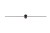Lampa ścienna łazienkowa nad lustro PIN LED M BLACK 8128 NOWODVORSKI Lighting 10W IP44 4000K nowoczesna oprawa oświetleniowa czarna czarny kinkiet łazienkowy do łazienki Inspiracje Premium