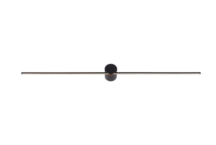 Lampa ścienna łazienkowa nad lustro PIN LED M BLACK 8128 NOWODVORSKI Lighting 10W IP44 4000K nowoczesna oprawa oświetleniowa czarna czarny kinkiet łazienkowy do łazienki Inspiracje Premium