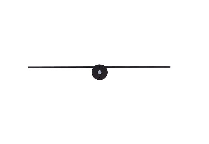 Lampa ścienna łazienkowa nad lustro PIN LED S BLACK 8127 NOWODVORSKI Lighting 6W IP44 4000K nowoczesna oprawa oświetleniowa czarna czarny kinkiet łazienkowy do łazienki Inspiracje Premium