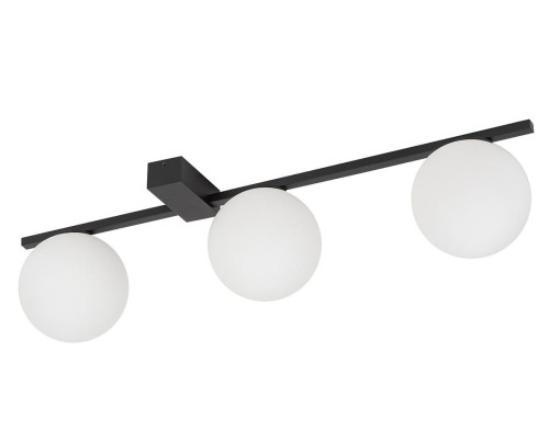 Lampa ścienna Loft PIK III 10301 NOWODVORSKI Lighting 3xG9 nowoczesna oprawa oświetleniowa kula biała kinkiet metal szkło czarno-biały czarny Inspiracje Premium