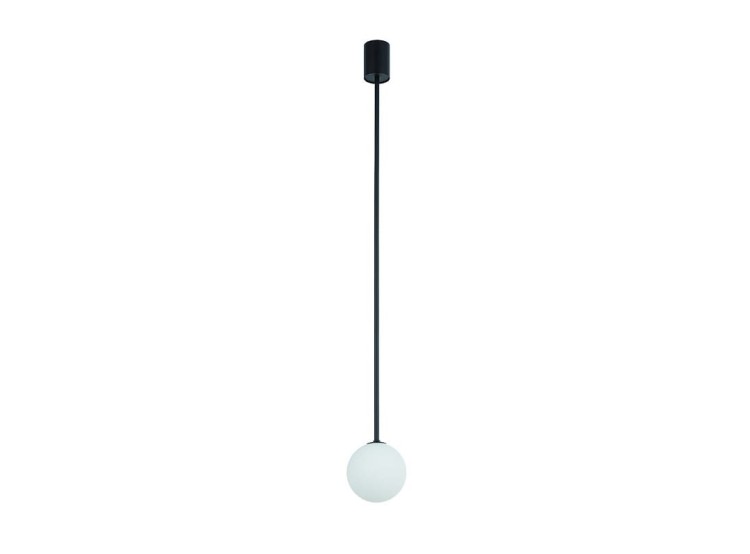 Lampa sufitowa Loft KIER M 10307 NOWODVORSKI Lighting G9 nowoczesna oprawa oświetleniowa kula biała zwis metal szkło czarno-biała czarny czarna Inspiracje Premium