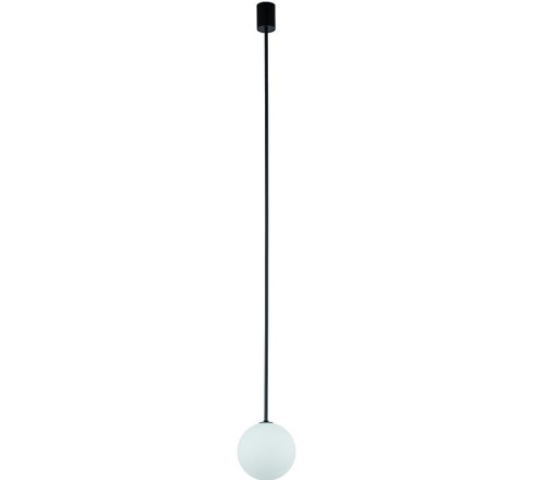 Lampa sufitowa Loft KIER L 10310 NOWODVORSKI Lighting G9 nowoczesna oprawa oświetleniowa kula biała zwis metal szkło czarno-biała czarny czarna Inspiracje Premium