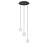 Lampa sufitowa wisząca Loft KARO III 10304 NOWODVORSKI Lighting 3xG9 nowoczesna oprawa oświetleniowa kula biała zwis czarno-złoty czarny czarna metal szkło Inspiracje Premium
