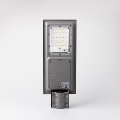 Lampa uliczna parkingowa solarna z czujnikiem ruchu i zmierzchu SOLAR LED STREET 10W Eco Light EC20012 z Pilotem 1000lm 100W parkowa z akumulatorem 4000K IP65 OU-S100 barwa neutralna Premium Line