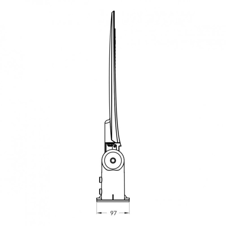 Lampa uliczna parkingowa LED STREET LAMP 50W Eco Light EC20003 5500lm parkowa 4000K IP65 latarnia przemysłowa barwa neutralna Premium Line