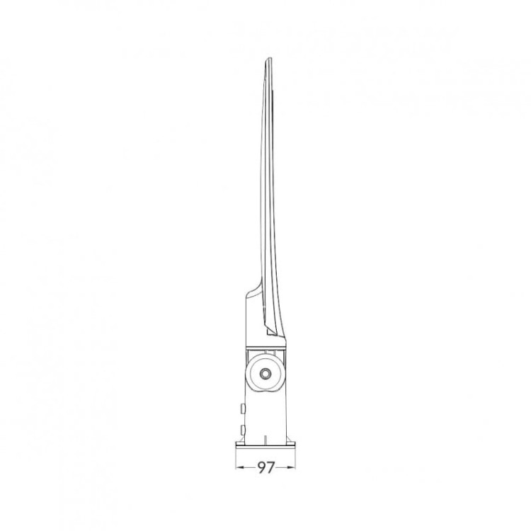 Lampa uliczna parkingowa LED STREET LAMP 150W Eco Light EC79909 16500lm parkowa 6500K IP65 latarnia przemysłowa barwa zimna Premium Line