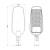 Lampa uliczna parkingowa LED STREET LAMP 200W Eco Light EC79910 22000lm parkowa 4000K IP65 latarnia przemysłowa barwa neutralna Premium Line