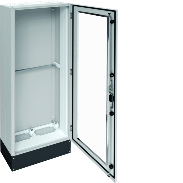 univers Rozdzielnica stojąca IP55/I 550x1850x275 + cokół 200mm, drzwi transp. FR22K2 Hager