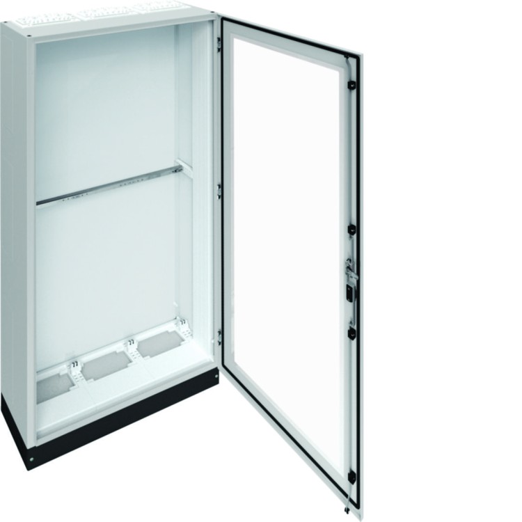 univers Rozdzielnica stojąca IP55/II 800x1850x275 + cokół 100mm, drzwi transp. FR23L1 Hager