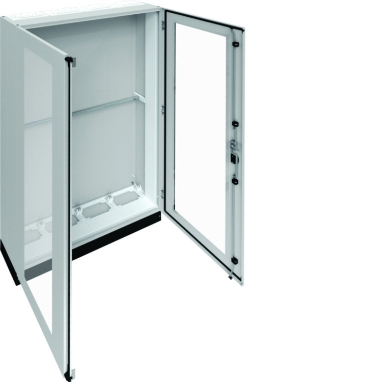 univers Rozdzielnica stojąca IP55/I 1050x1850x275 + cokół 100mm, drzwi transp. FR24K1 Hager