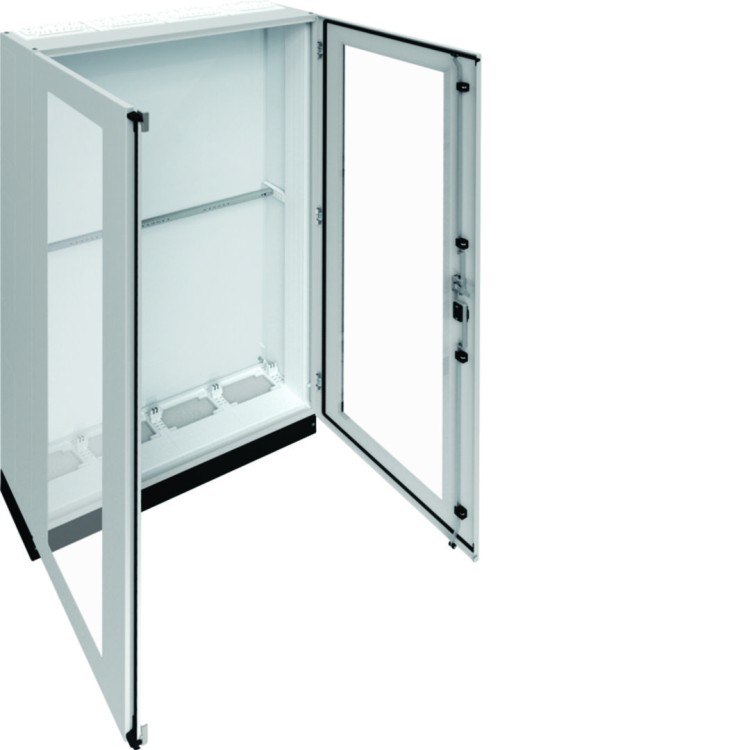 univers Rozdzielnica stojąca IP55/II 1050x1850x275 + cokół 100mm, drzwi transp. FR24L1 Hager