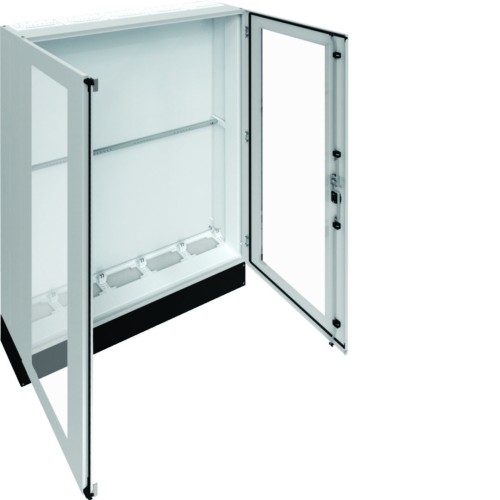 univers Rozdzielnica stojąca IP55/II 1300x1850x275 + cokół 200mm, drzwi transp. FR25L2 Hager