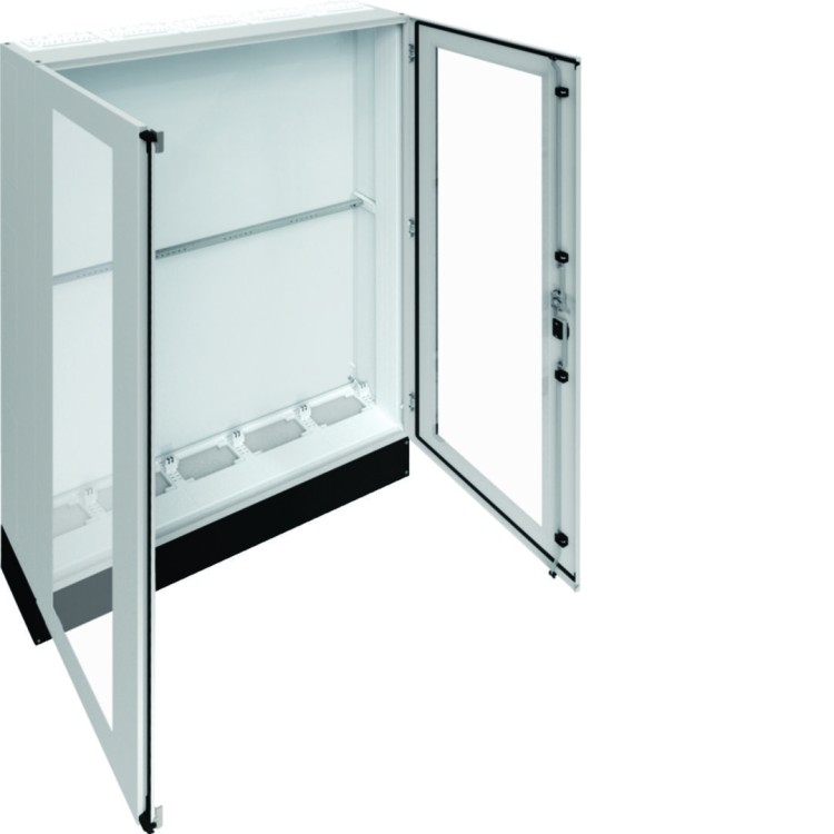 univers Rozdzielnica stojąca IP55/II 1300x1850x275 + cokół 200mm, drzwi transp. FR25L2 Hager