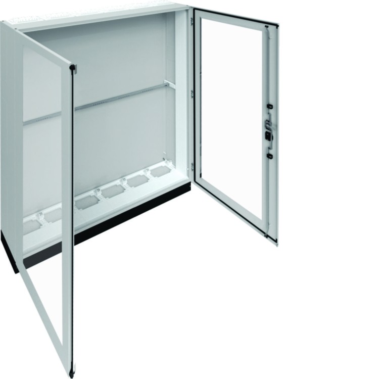 univers Rozdzielnica stojąca IP55/I 1550x1850x275 + cokół 100mm, drzwi transp. FR26K1 Hager